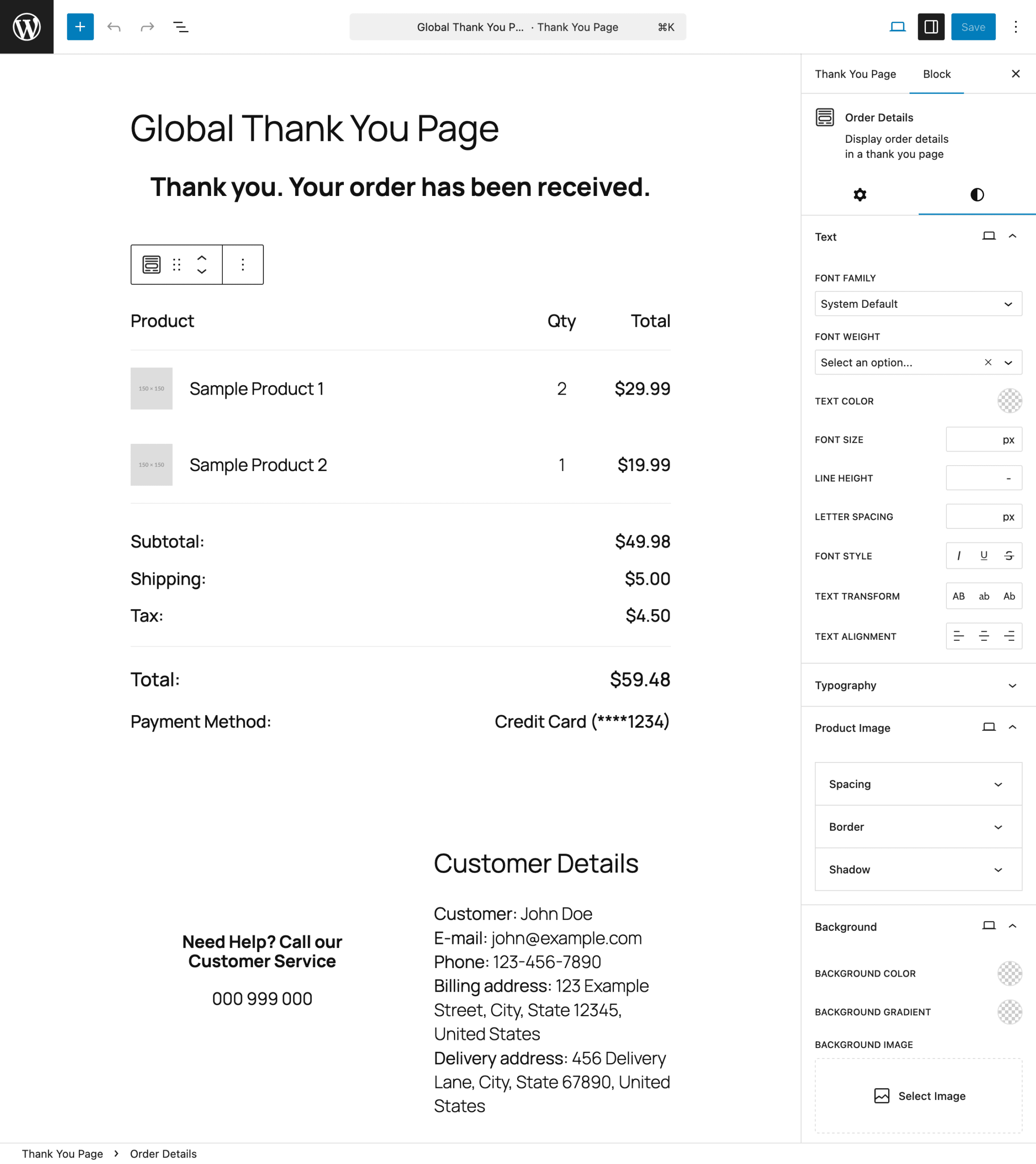 Native Gutenberg Block Editor Experience